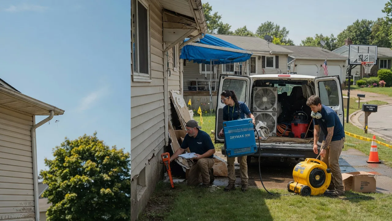 Ceiling Leak Cleanup in Orchard, IA near me